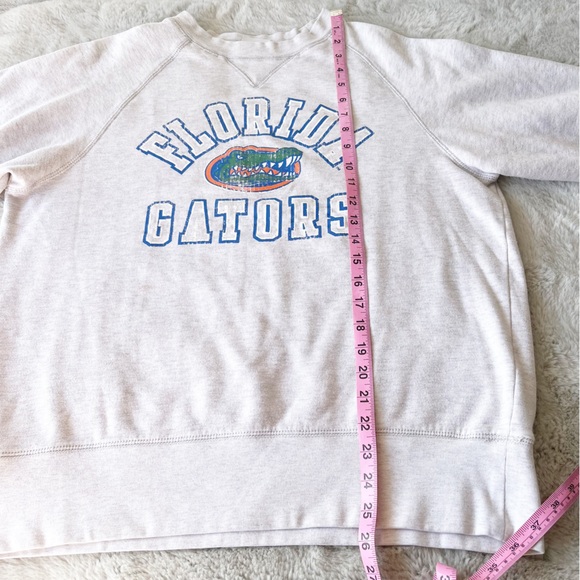 VINTAGE Florida Gators Light Grey Crewneck Sweatshirt Size Large - Picture 4 of 6